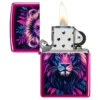 Design con leone multicolore Design con leone multicolore