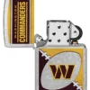 Design con logo cromato dei Washington Commanders della NFL Design con logo cromato dei Washington Commanders della NFL