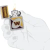 Design con logo cromato dei Washington Commanders della NFL Design con logo cromato dei Washington Commanders della NFL