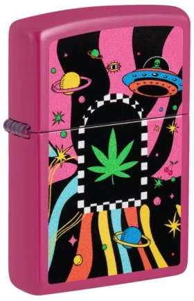 Design con motivi di cannabis