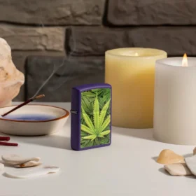 Design con motivi di cannabis
