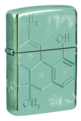 Design con motivo a foglie di cannabis