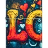 Design con murale d’amore Design con murale d’amore