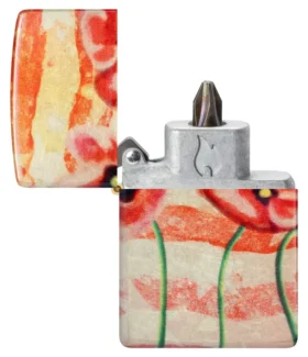 Design con papaveri americani