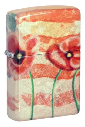 Design con papaveri americani
