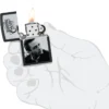 Design con ritratto di Johnny Cash Design con ritratto di Johnny Cash