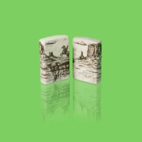 Design con scena del selvaggio West