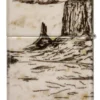 Design con scena del selvaggio West