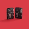 Design con teschi floreali Design con teschi floreali