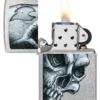 Design con teschio e fiamma Design con teschio e fiamma