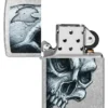 Design con teschio e fiamma Design con teschio e fiamma