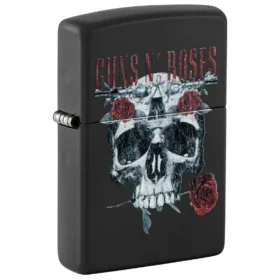 Design con teschio e fiore dei Guns N’ Roses