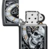 Design con teschio e orologio Design con teschio e orologio