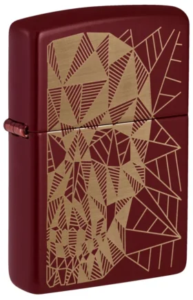 Design con teschio geometrico