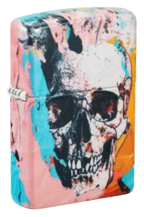 Design con teschio graffitato