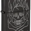 Design con teschio in fiamme Design con teschio in fiamme