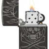 Design con teschio in fiamme Design con teschio in fiamme