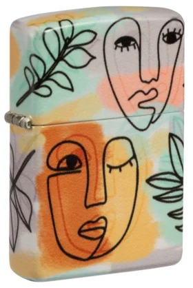 Design con volti astratti