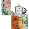Design con volti astratti