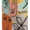 Design con volti astratti