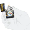 Design dedicato alla squadra dei Pittsburgh Steelers della NFL Design dedicato alla squadra dei Pittsburgh Steelers della NFL