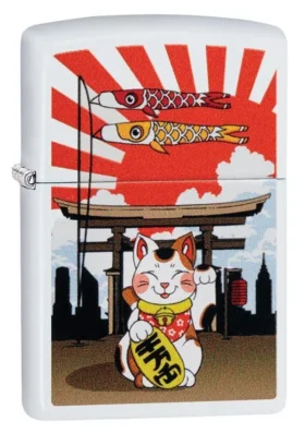 Design del gatto portafortuna