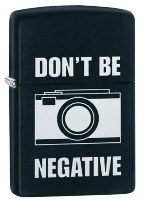 Design “Don’t Be Negative”