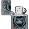 Design floreale con gorilla Design floreale con gorilla