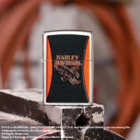 Design Harley-Davidson® con aquila in pelle