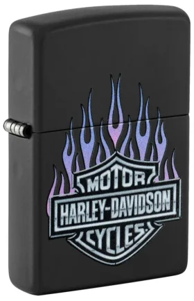 Design Harley-Davidson® con fiamme viola