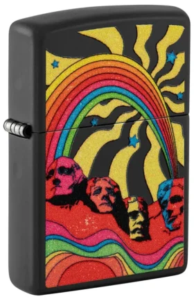 Design hippie del Monte Rushmore