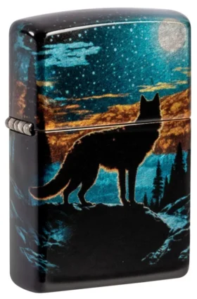 Design “Lupo al chiaro di luna”