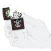Design Poison con teschio e rose Design Poison con teschio e rose