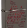 Design tipografico della fiamma zippo Design tipografico della fiamma zippo