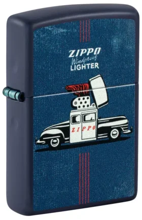 Design Vintage Zippo con auto