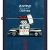 Design Vintage Zippo con auto Design Vintage Zippo con auto
