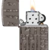Design zippo con intaglio inverso Design zippo con intaglio inverso