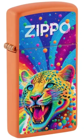 Design Zippo con leopardo