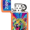 Design Zippo con leopardo Design Zippo con leopardo