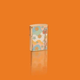 Design zippo “Flower Power”