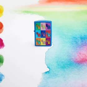 Design zippo in stile Pop Art