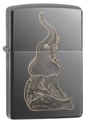 Disegno dell’elefante in stile Zentangle