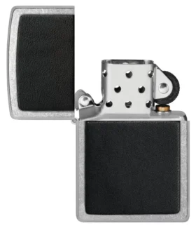 Emblema in pelle nera