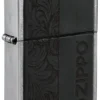 Emblema in pelle nera – Design zippo Emblema in pelle nera – Design zippo