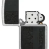 Emblema in pelle nera – Design zippo Emblema in pelle nera – Design zippo