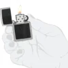 Emblema in pelle nera – Design zippo Emblema in pelle nera – Design zippo