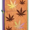 Emblema Woodchuck USA con foglie multicolori Emblema Woodchuck USA con foglie multicolori