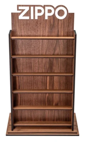 Espositore da collezione in noce