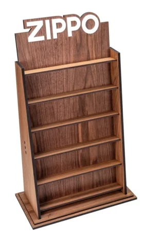 Espositore da collezione in noce