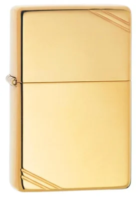 High Polish Brass Vintage con incisioni
